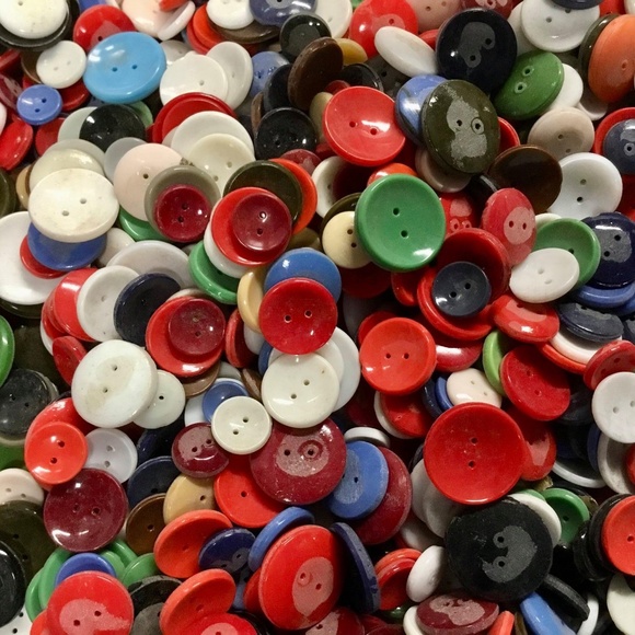 Wild Things Beads | Accessories | Vintage Glass Buttons | Poshmark